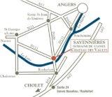 plan d'accès Château des Vaults